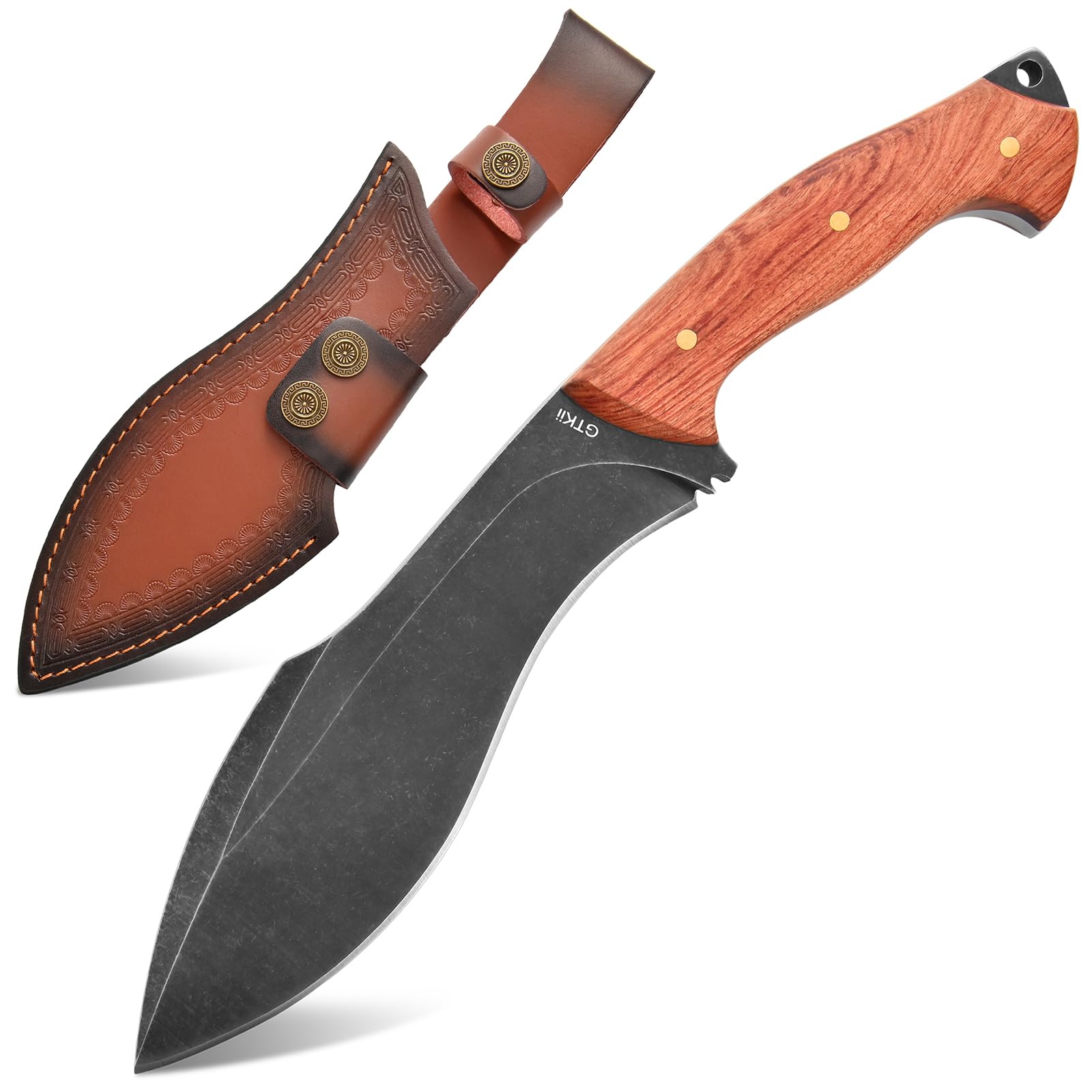 Amazon.com : Gtkii GTK47 Fixed Blade Knife 1CM Thick DC53 Steel